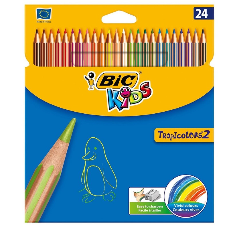 Caja 24 ceras Plastidecor BIC KIDS